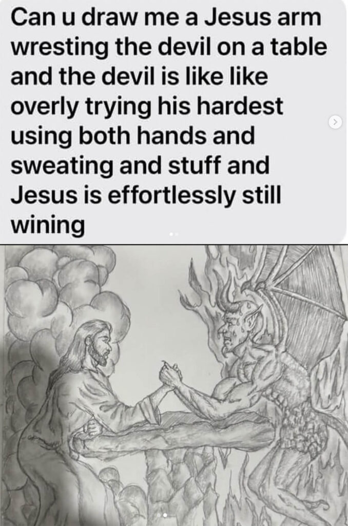 You say it, I draw it